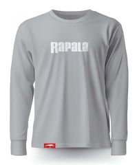T-SHIRT MANCHES LONGUES GREY WHITE LOGO