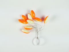 PERLES FLOTTANTES OVALES FLUO