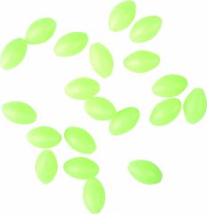 HARD LUMINOUS OVAL BEADS